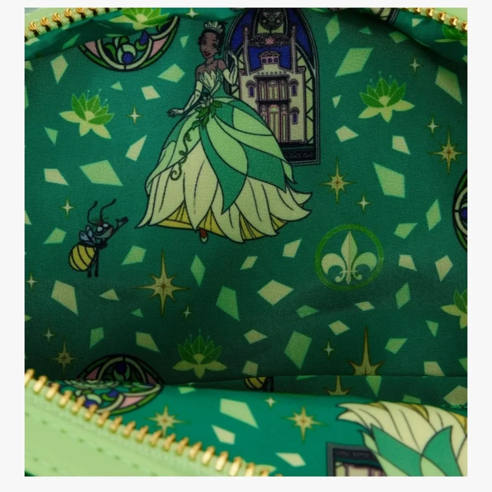 Loungefly Disney Princess Stained Glass Collection: Tiana Mini-Backpack